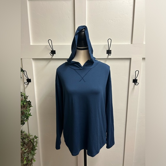 32 DEGREE COOL Navy Blue Hoodie Workout Layers Women's Size Small - Picture 2 of 8